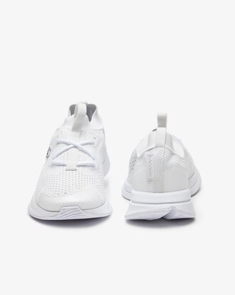 Women's Lacoste Run Spin Knit Textile Trainers
