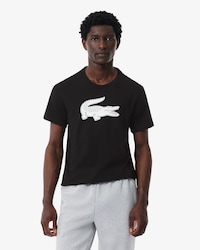T-shirt Homme Lacoste Sport en jersey respirant avec imprim&eacute; crocodile 3D