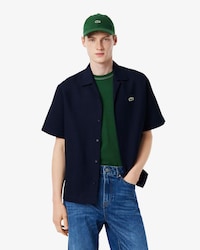 Men's Relaxed Fit Waffle Texture Shirt