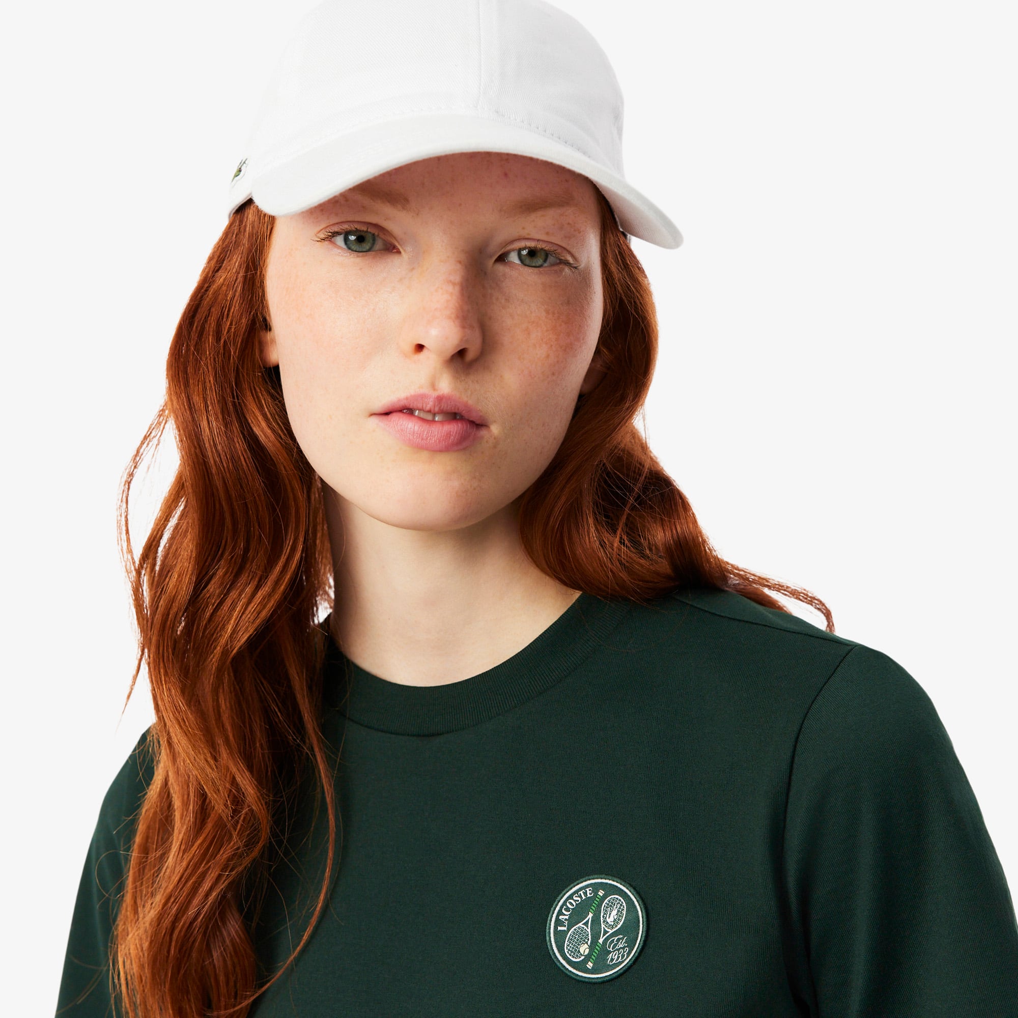 Regular Fit Badge Accent Cotton T-shirt