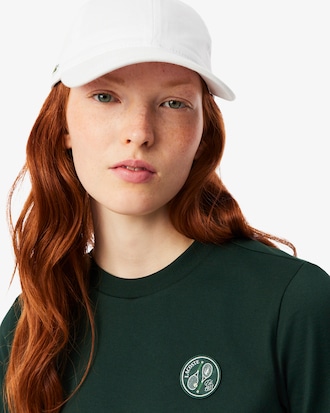 Regular Fit Badge Accent Cotton T-shirt