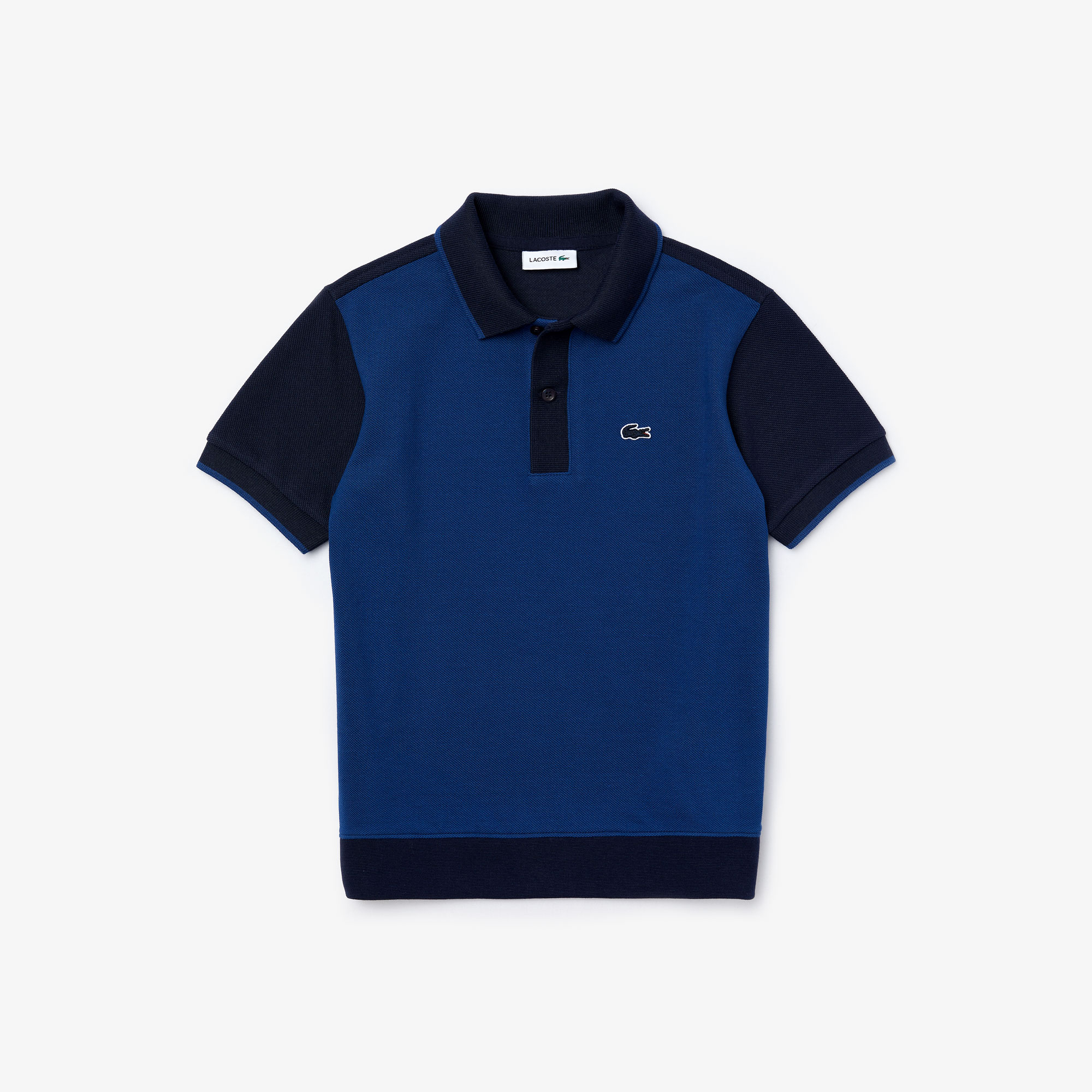 Boys' Lacoste Regular fit TwoTone Cotton Piqué Polo Shirt LACOSTE