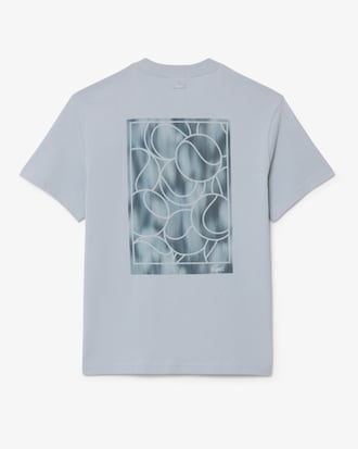 Playera de Tejido Jersey con Estampado de Tenis