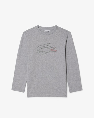 Kids' Heavy Cotton Crocodile Graphic T-Shirt