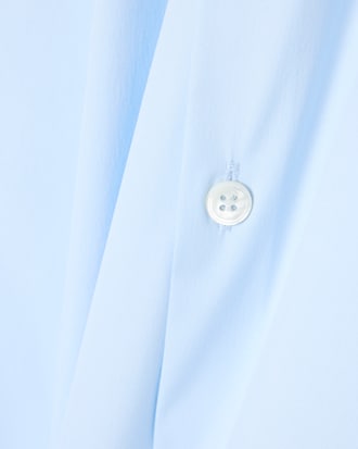 Camisa de Popelina El&aacute;stica de Corte Ajustado