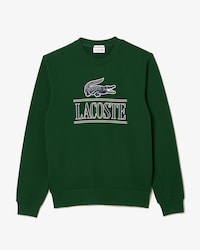 Unisex Fleece Crew Neck Print Sweatshirt