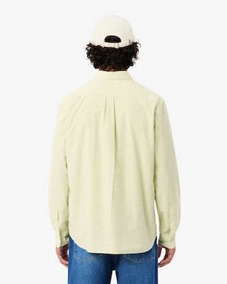 Regular Fit Plaid Poplin Shirt