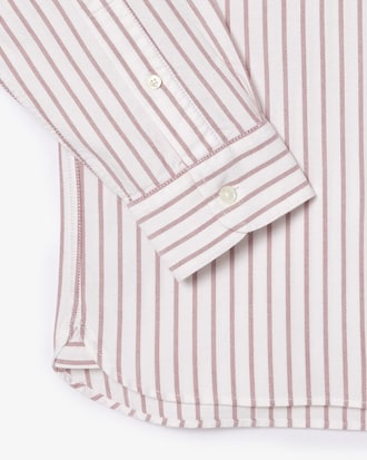 Camisa Oxford de corte relajado a rayas