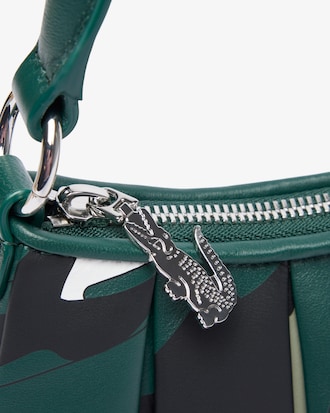 Women's Small Runway Lenglen Crocodile Print Leather Bag