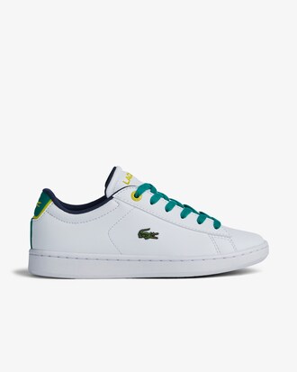 Sneakers Carnaby junior Lacoste en synth&eacute;tique