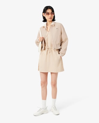 Chamarra Tipo Bomber Oversized de Tafet&aacute;n Hidr&oacute;fugo