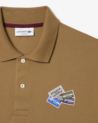 Polo de piqué de algodón L.12.12 con insignia