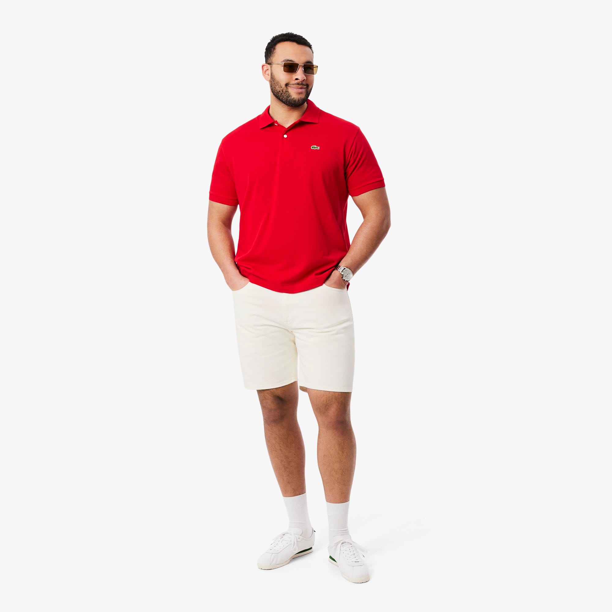 Men's Straight Cut Denim Shorts