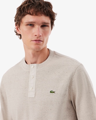 Ribbed Crew Neck Sweatshirt