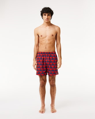 Men's Graphic Print Swim Trunks