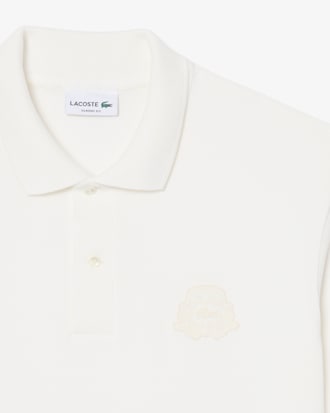 Classic Fit Embroidered Shield Piqu&eacute; Polo Shirt