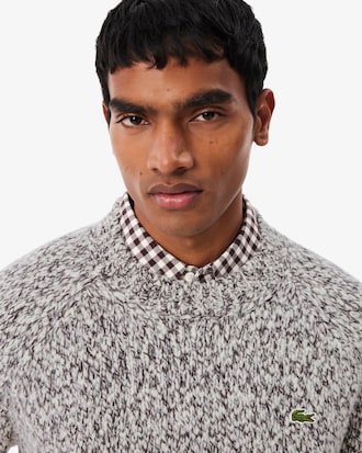 Mercerized Knit Wool Cardigan