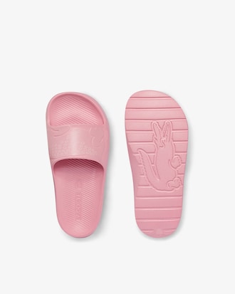 Women's Croco 2.0 Logo Strap Slides