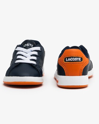 Sneakers Lacoste Graduate con tac&oacute;n abierto sint&eacute;tico para beb&eacute;