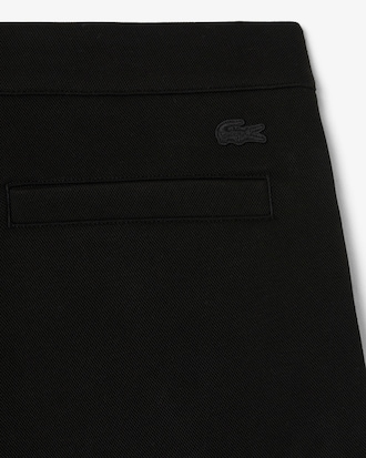 Men's Loose Fit Piqué Pleated Pants
