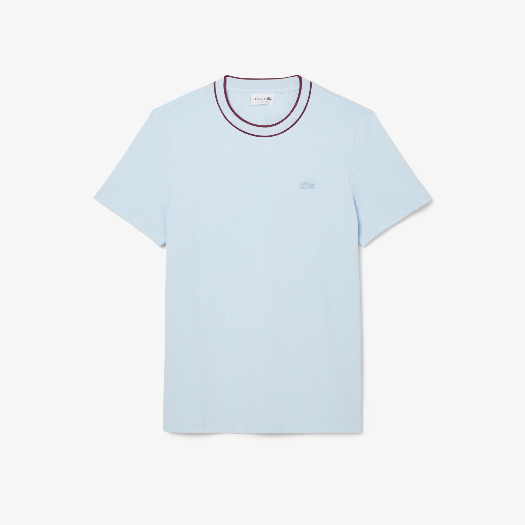 Men's Stretch Piqué Striped Collar T-Shirt - T-shirts - New