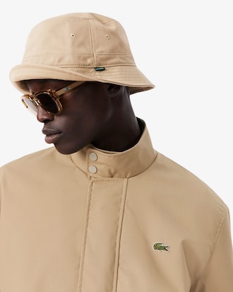 Water-Repellent Twill Harrington Jacket