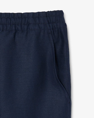 Men's Regular Fit Linen Twill Pants
