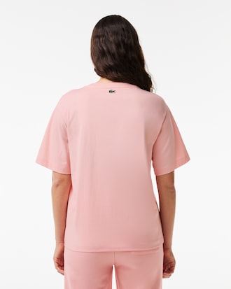Women's Relaxed Fit Printed Cotton T-Shirt 