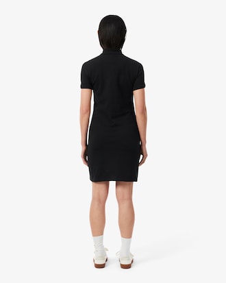 Vestido Polo Para Mujer Slim Fit En Minipiqu&eacute; El&aacute;stico