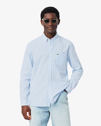 Camisa Para Hombre Regular Fit De Popel&iacute;n A Cuadros Vichy