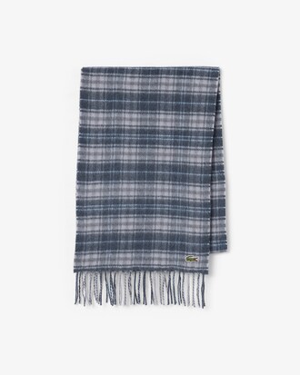 Wool Blend Plaid Scarf