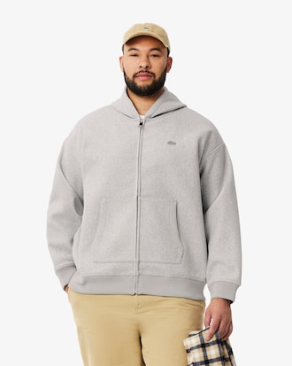 Men's Loose Fit Zip-Up Hoodie