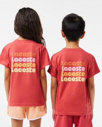 Playera de algodón estampada