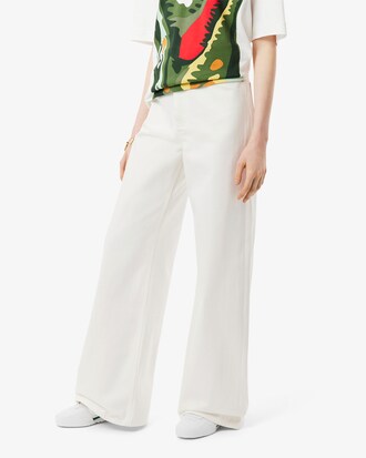 Women's Runway Wide Leg Denim Jeans