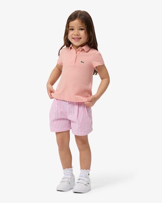 Stretch Oxford Striped Bermuda Shorts