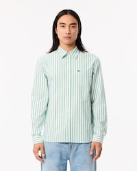 Men's Regular Fit Striped Oxford Shirt