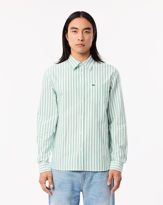 Men's Regular Fit Striped Oxford Shirt