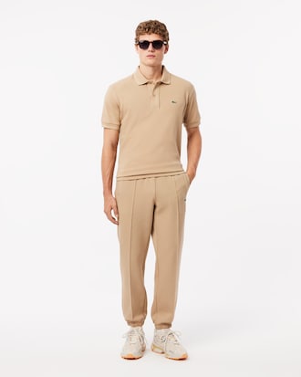 Men's Regular Fit Piqu&eacute; Sweatpants