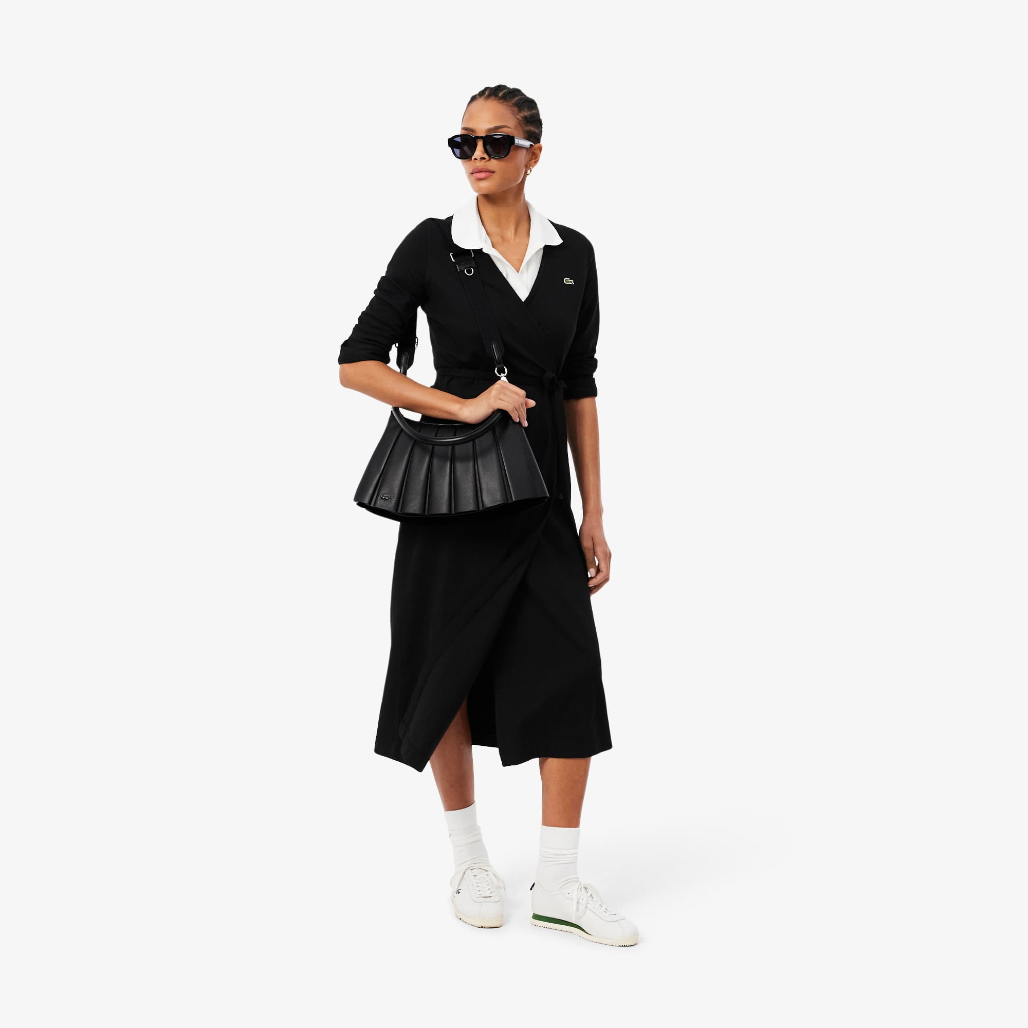 Medium Runway Lenglen Leather Bag - Bags - New In 2026 | Lacoste