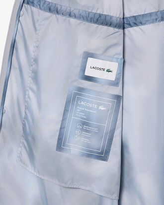 Long Water-Repellent Printed Parka