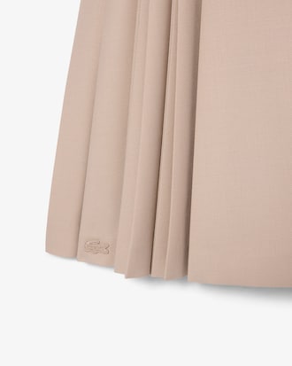 Runway Pleated Wrap Skirt