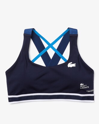 Women's Lacoste SPORT Criss-Crossing Straps Sports Bra