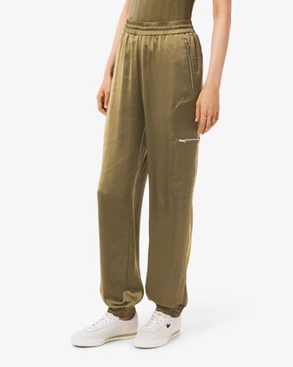 Women's Oversized Satin Sweatpants