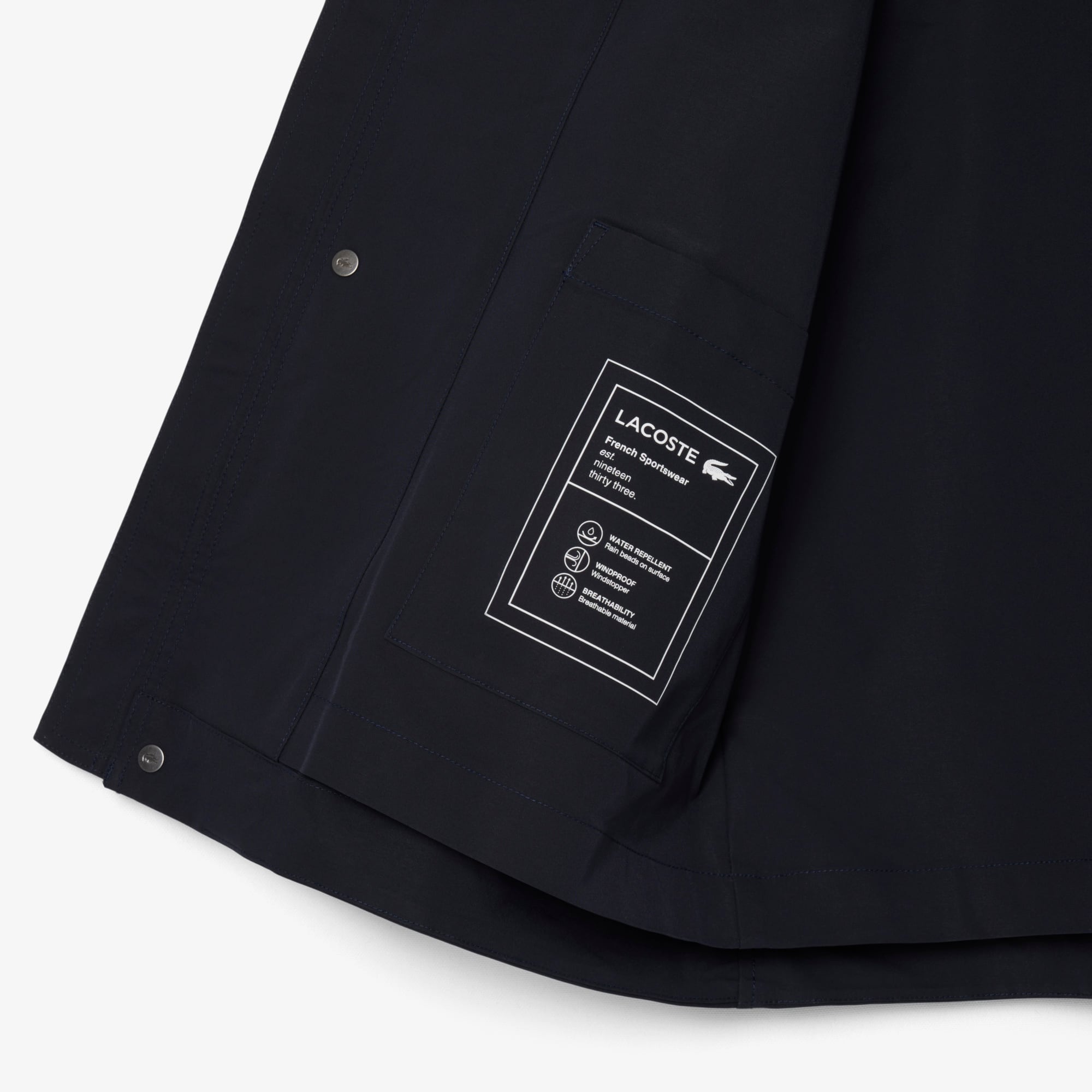 Men's Mid-Length Water-Repellent Hooded Parka