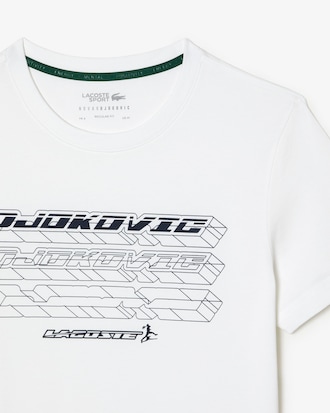 Men&rsquo;s Lacoste Tennis x Novak Djokovic Regular Fit T-Shirt and Cap Pack