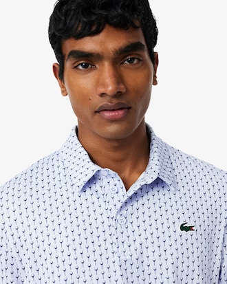 Regular Fit Printed Golf Polo