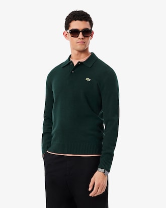 Cashmere Polo Collar Sweater