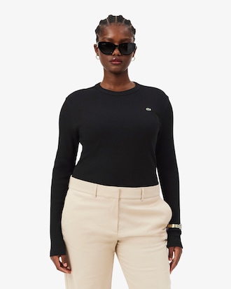 Playera Slim Fit De Algod&oacute;n Acanalado