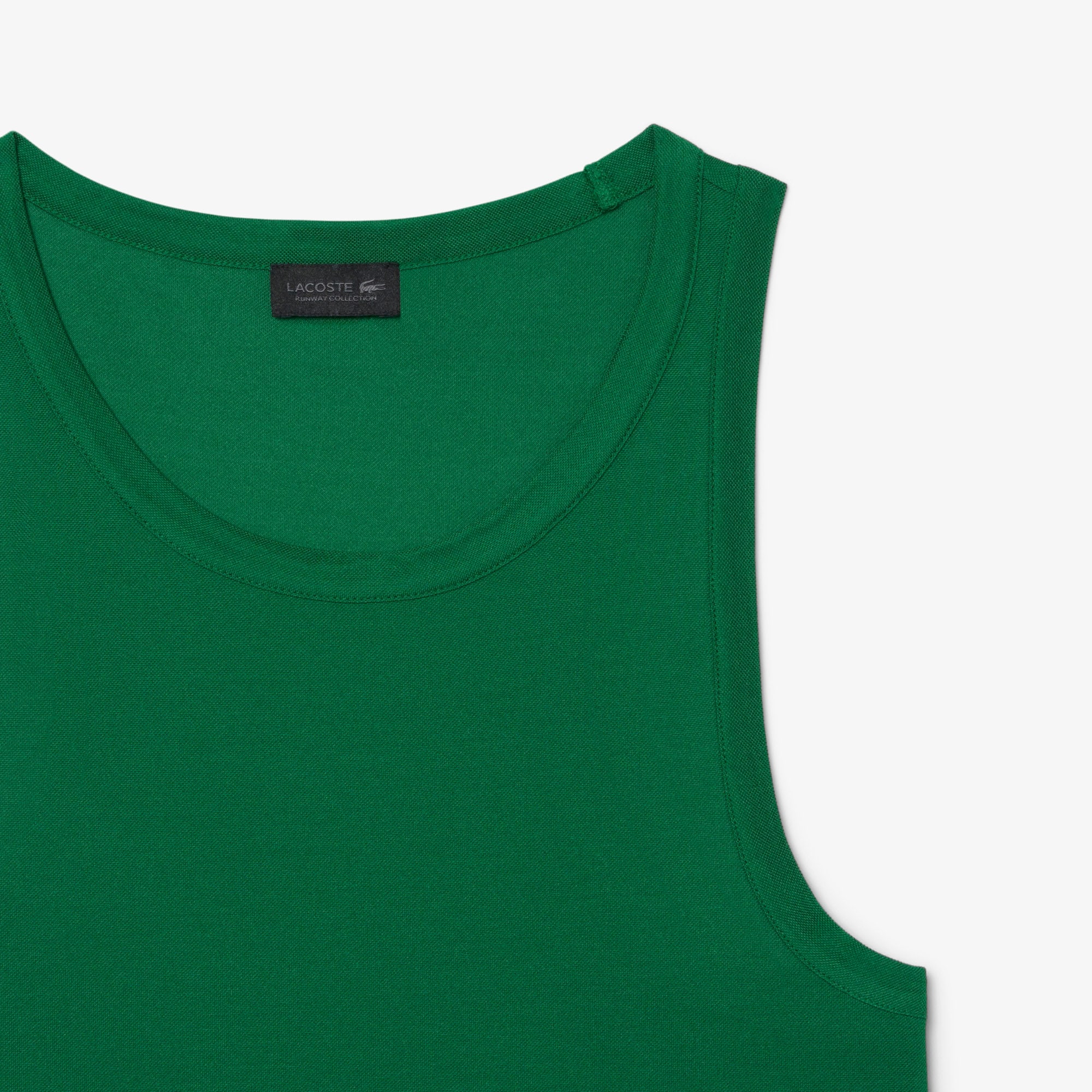 Runway Silk Piqué Tank Top