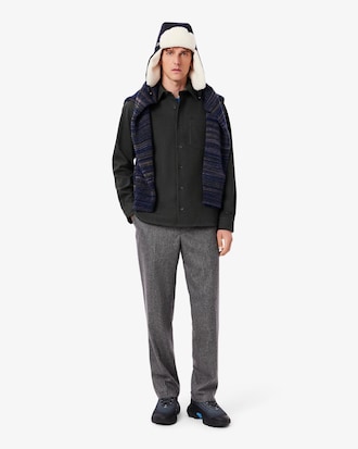 Men's Oversized Double Face Overshirt